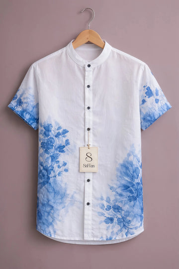 Men's Blue Mist Floral Shirt