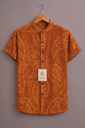 Rust Heritage Paisley Shirt
