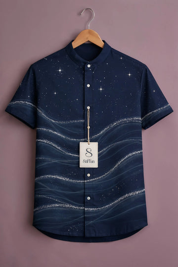 Midnight Stardust Wave Shirt