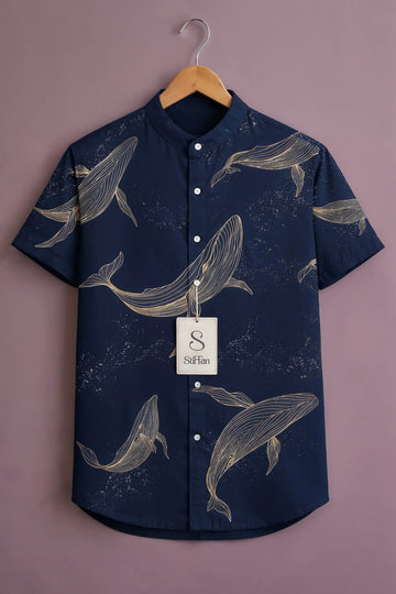 Men's Midnight Whale Luxe Shirt