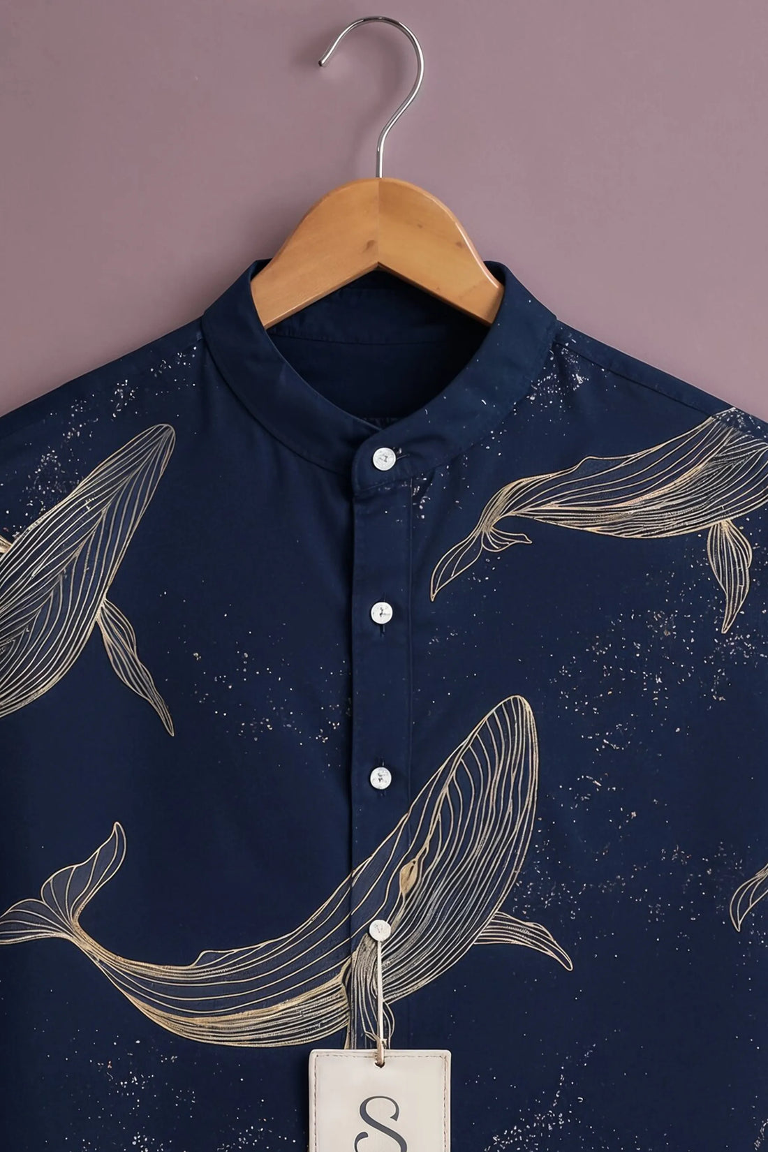 Men's Midnight Whale Luxe Shirt