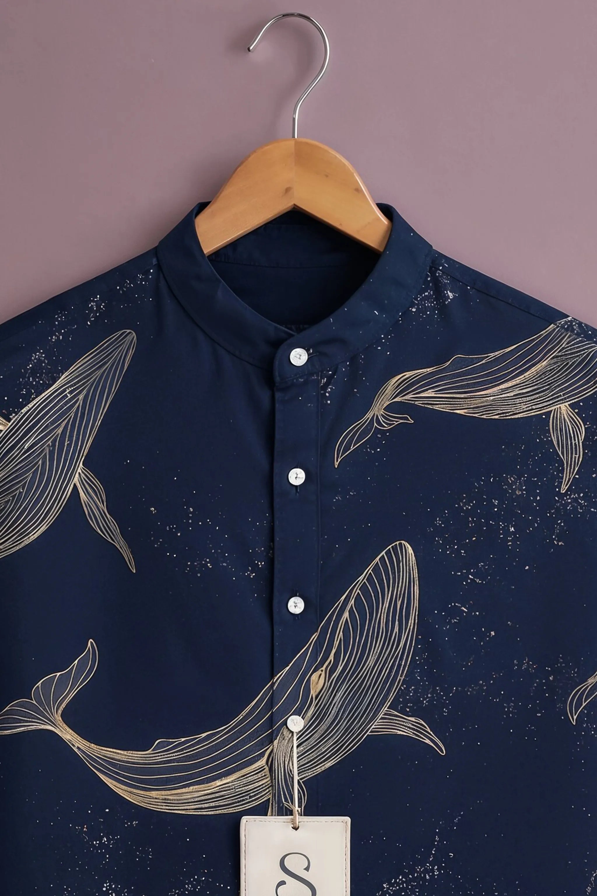 Men's Midnight Whale Luxe Shirt