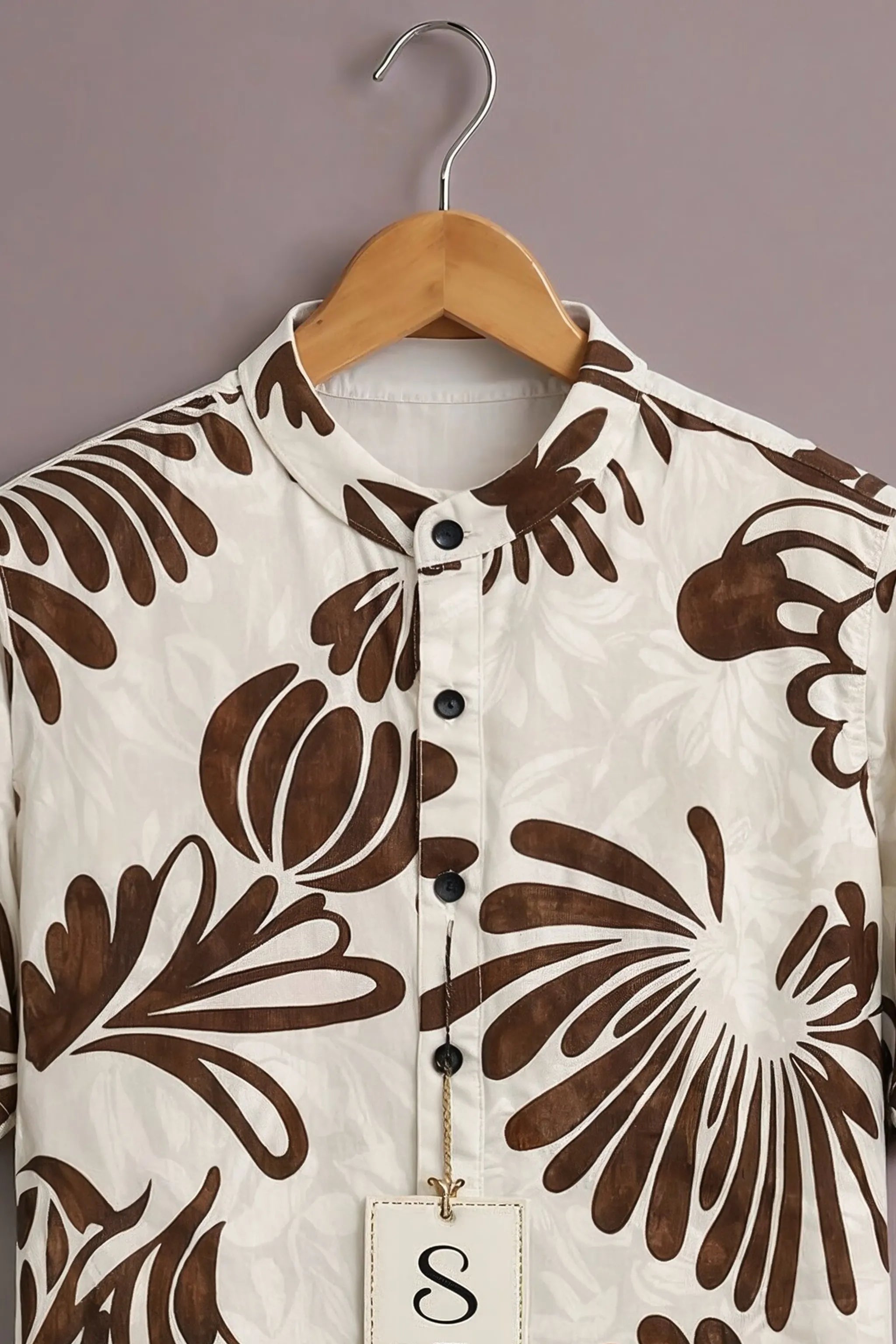 Ivory Cocoa Bloom Shirt