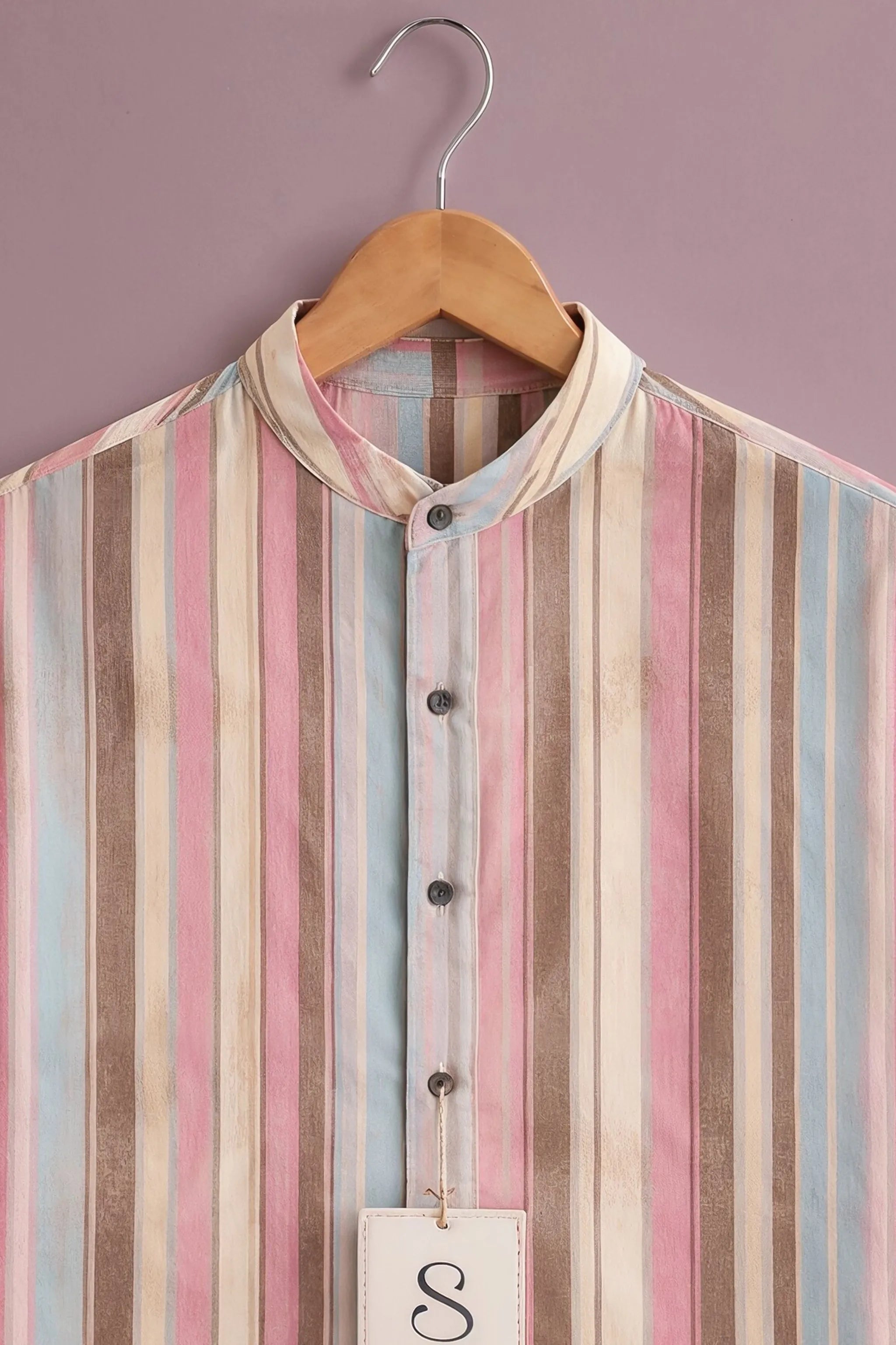 Men's Pastel Riviera Stripe Shirt