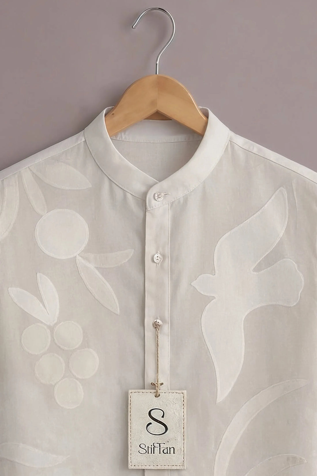 Ivory Whisper Minimal Shirt