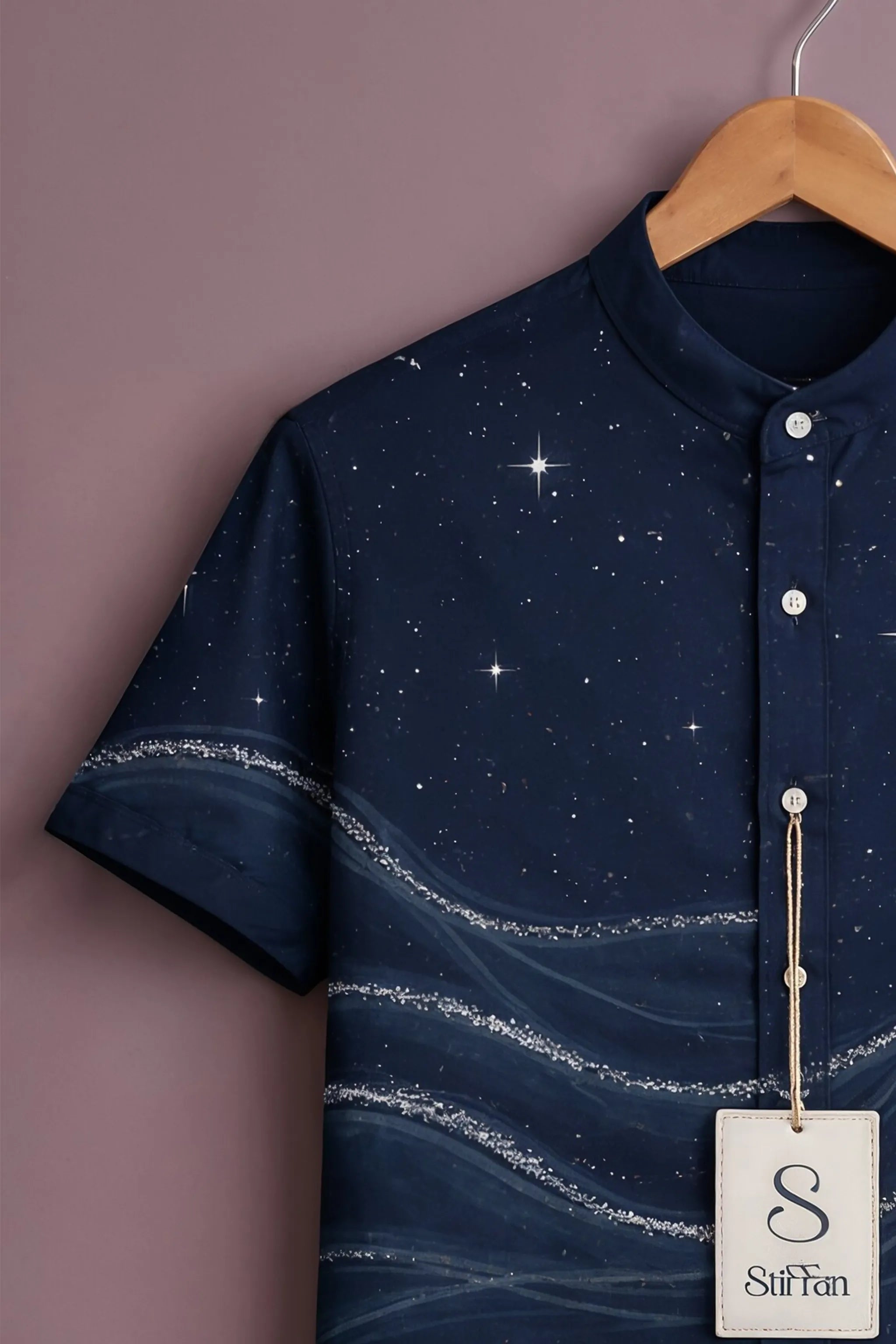 Midnight Stardust Wave Shirt