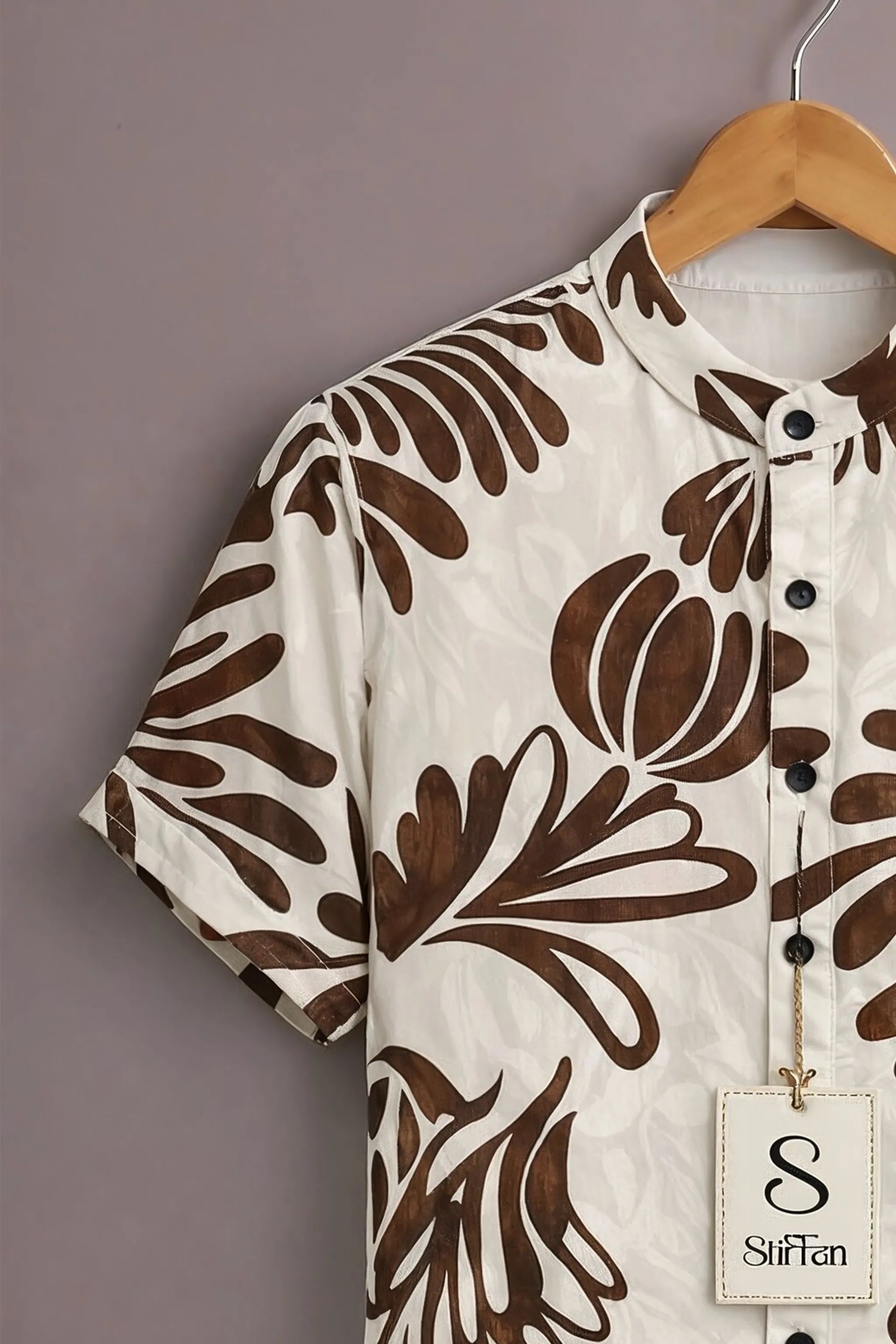 Ivory Cocoa Bloom Shirt