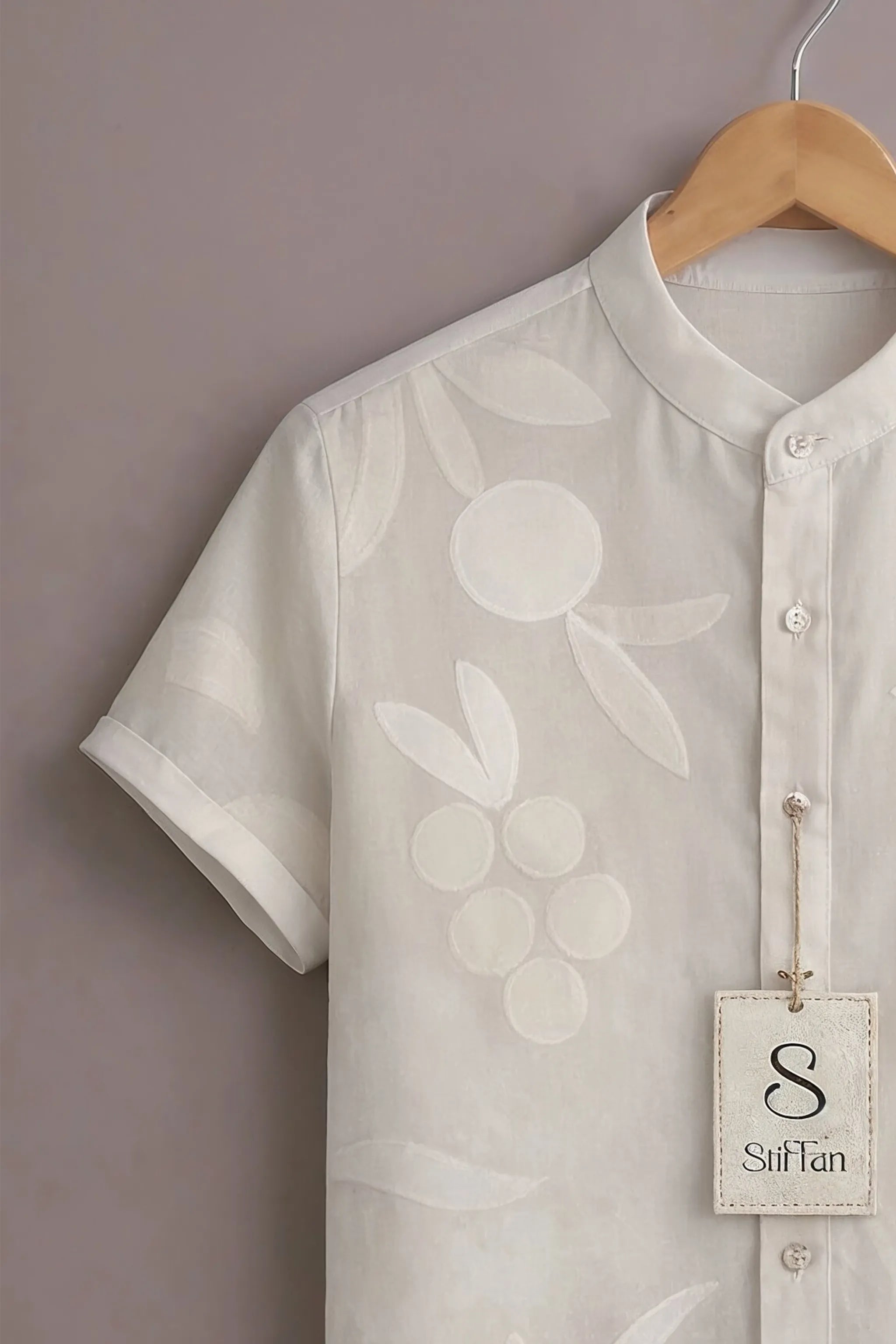 Ivory Whisper Minimal Shirt