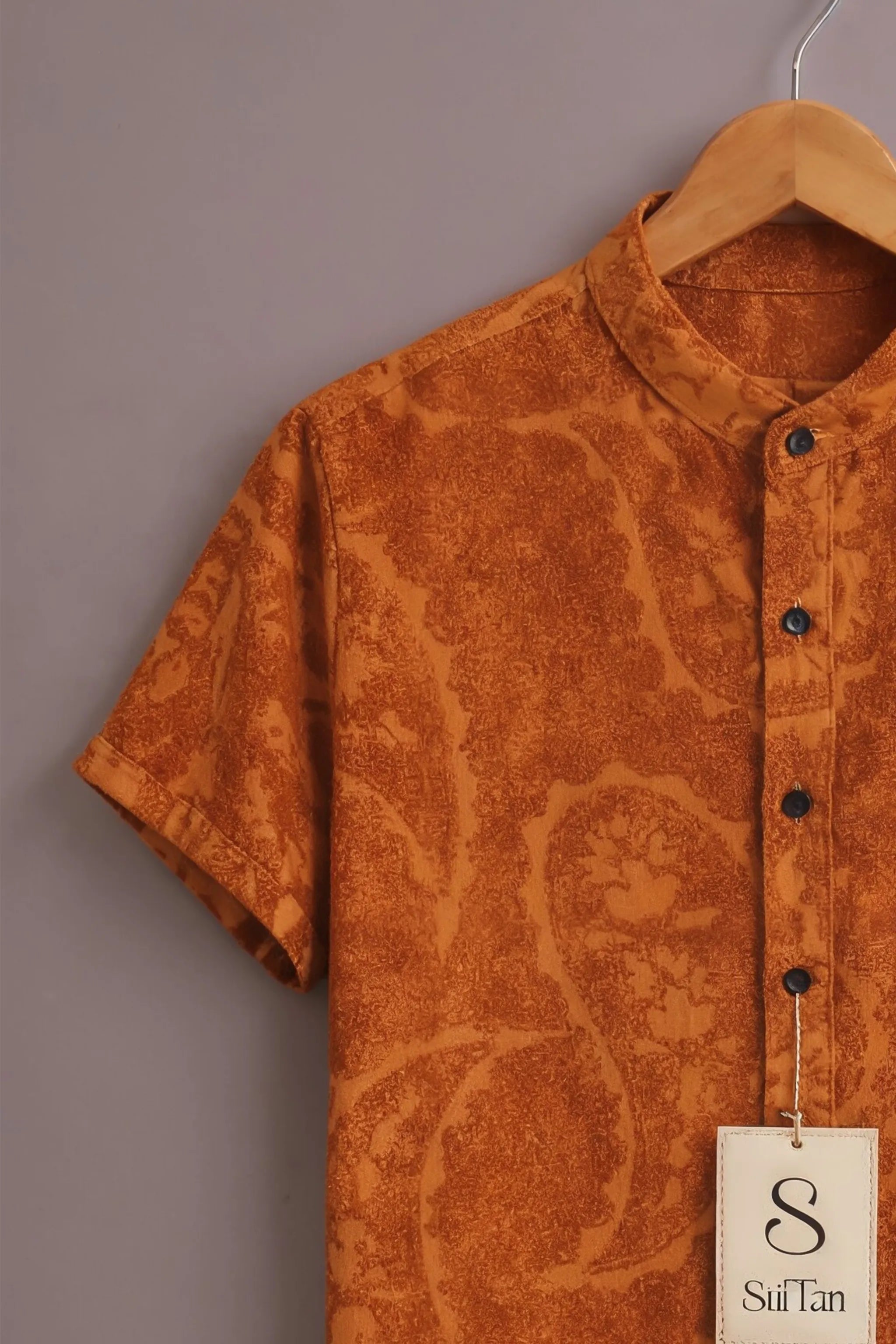 Rust Heritage Paisley Shirt