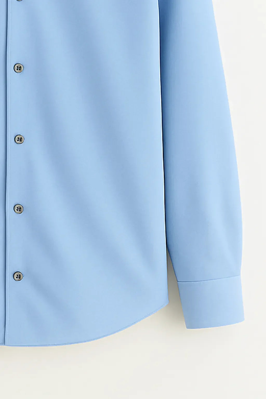 Duckberry's Signature Sky Blue Camp Collar Design with Crisp Stitching and Polished Look Shirt
