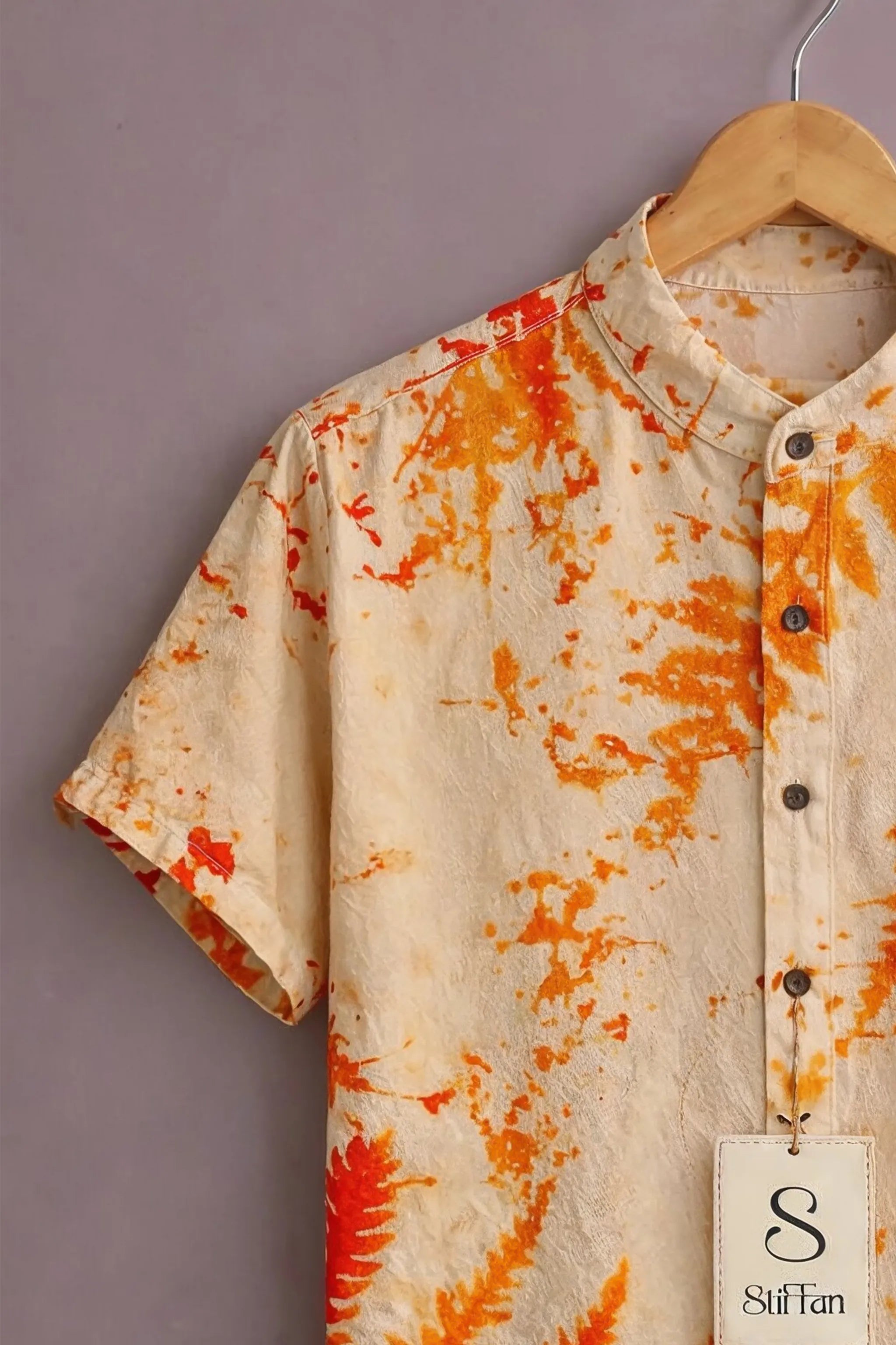 Men's Sunburst Fern Print Shirt